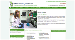 Desktop Screenshot of ijprba.com
